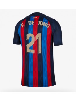 Barcelona Frenkie de Jong #21 Heimtrikot 2022-23 Kurzarm